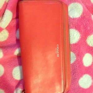 Orange Coach Wallet